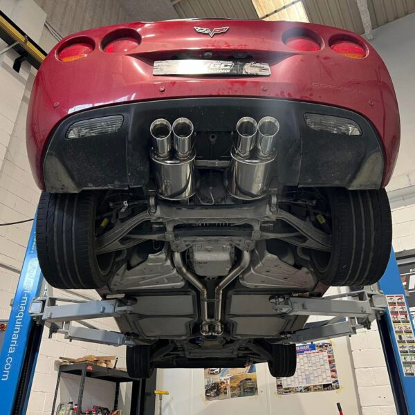 CHEVROLET CORVETTE C6 intermedio Xpipe silenciosos traseros
