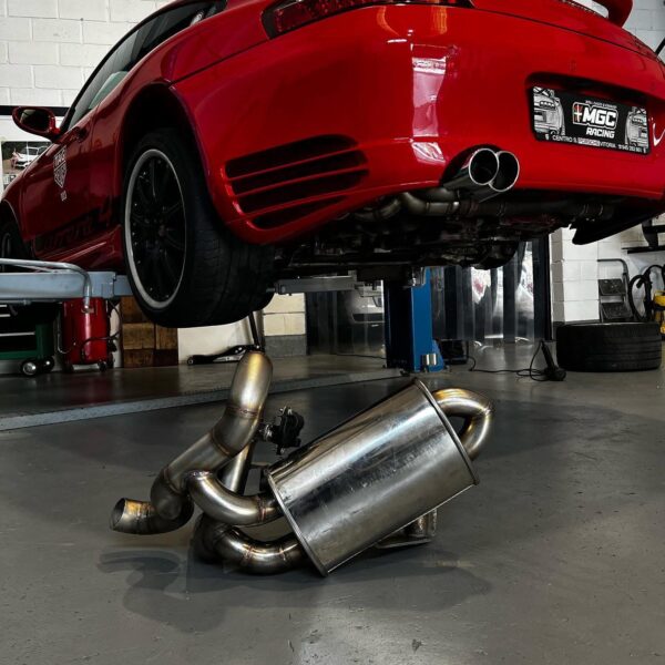 Silenciosos traseros INOX 304 PORSCHE CARRERA 4 996
